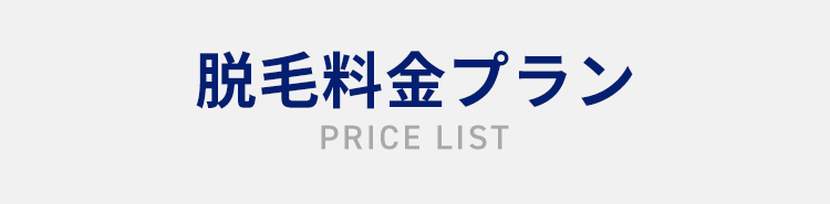 脱毛料金プラン